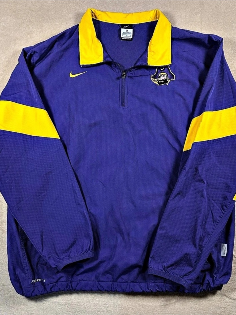 Nike East Carolina Pirates Storm-FIT 1/2 Zip Windbreaker Jacket 1/2 Zip Jacket